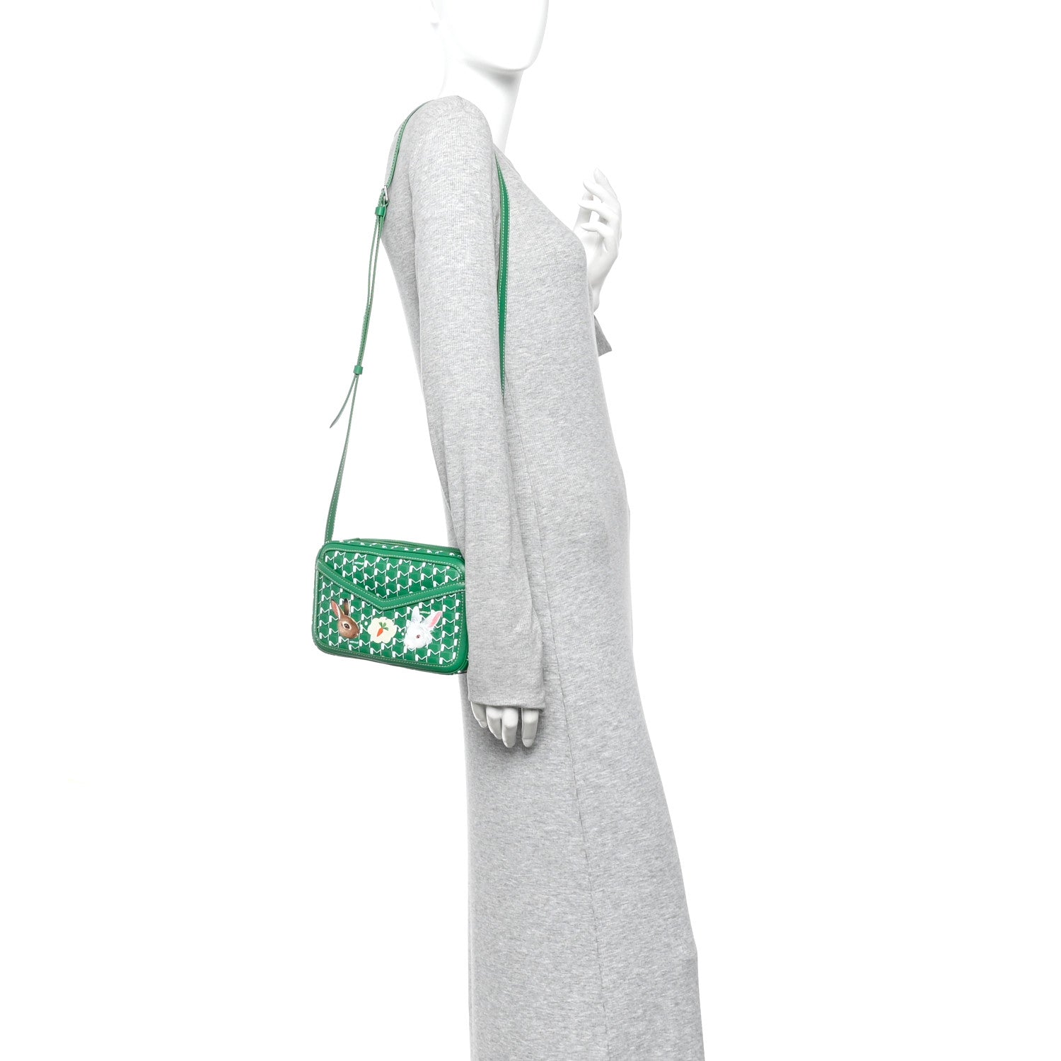 Moynat Canvas M Camera Bag Green 2 of 9