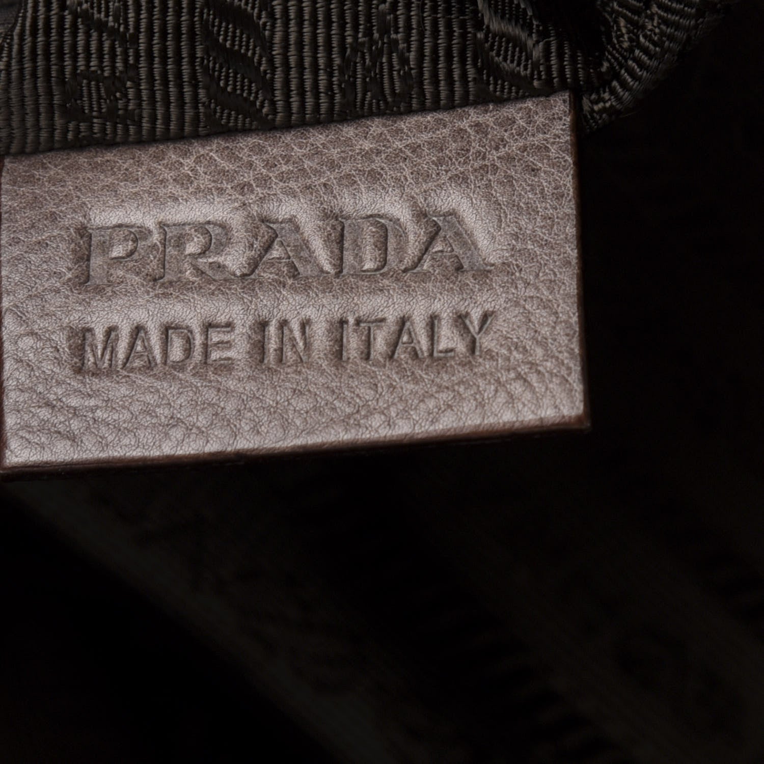 Prada Glace Calfskin Satchel Ardesia Talco 9 of 10