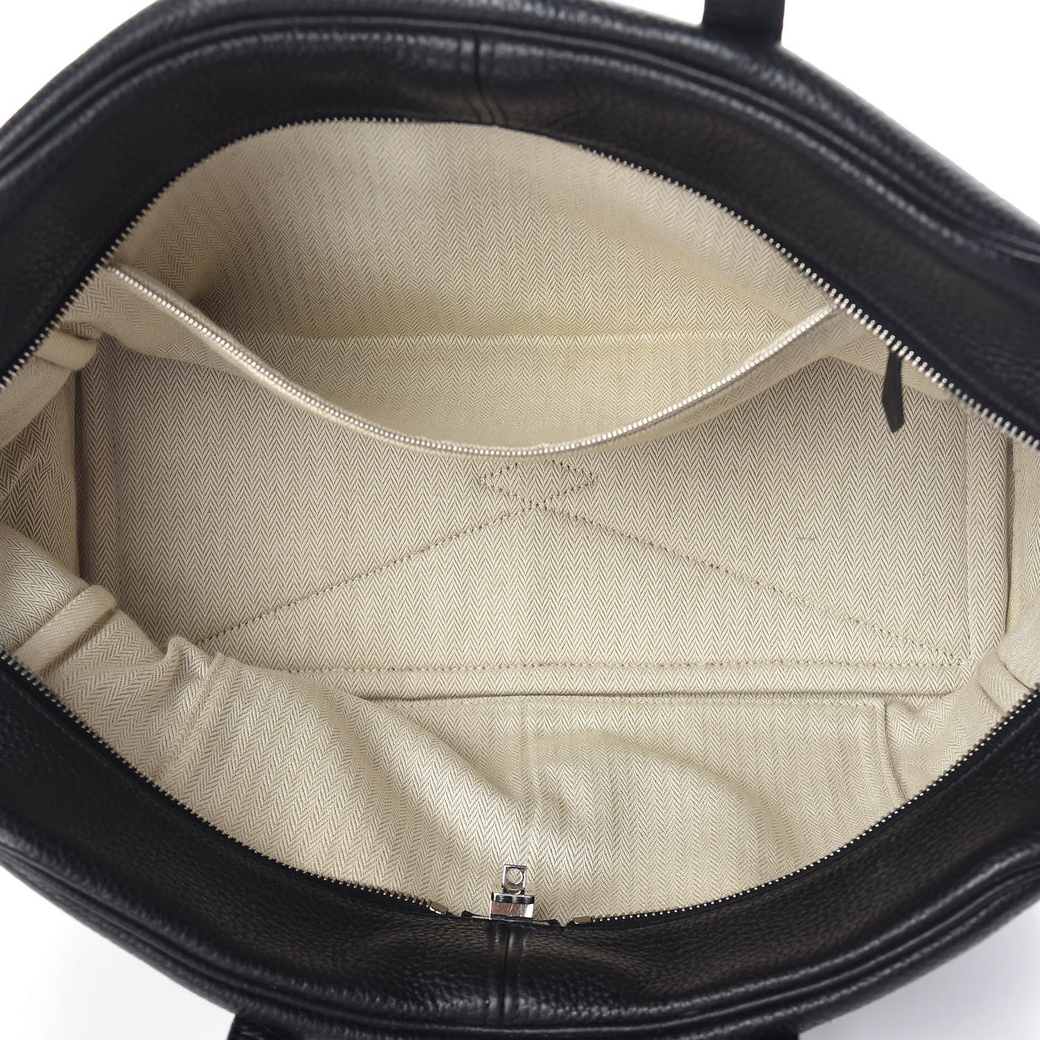 Hermes Taurillon Clemence Victoria II 35 Black 5 of 10