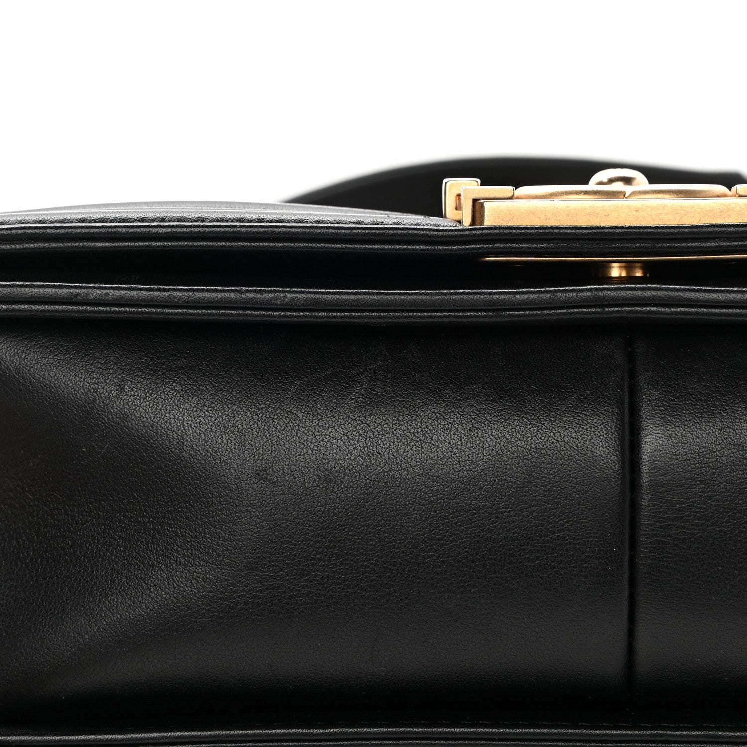 Chanel Lambskin Quilted Medium Boy Flap Black 16 of 19