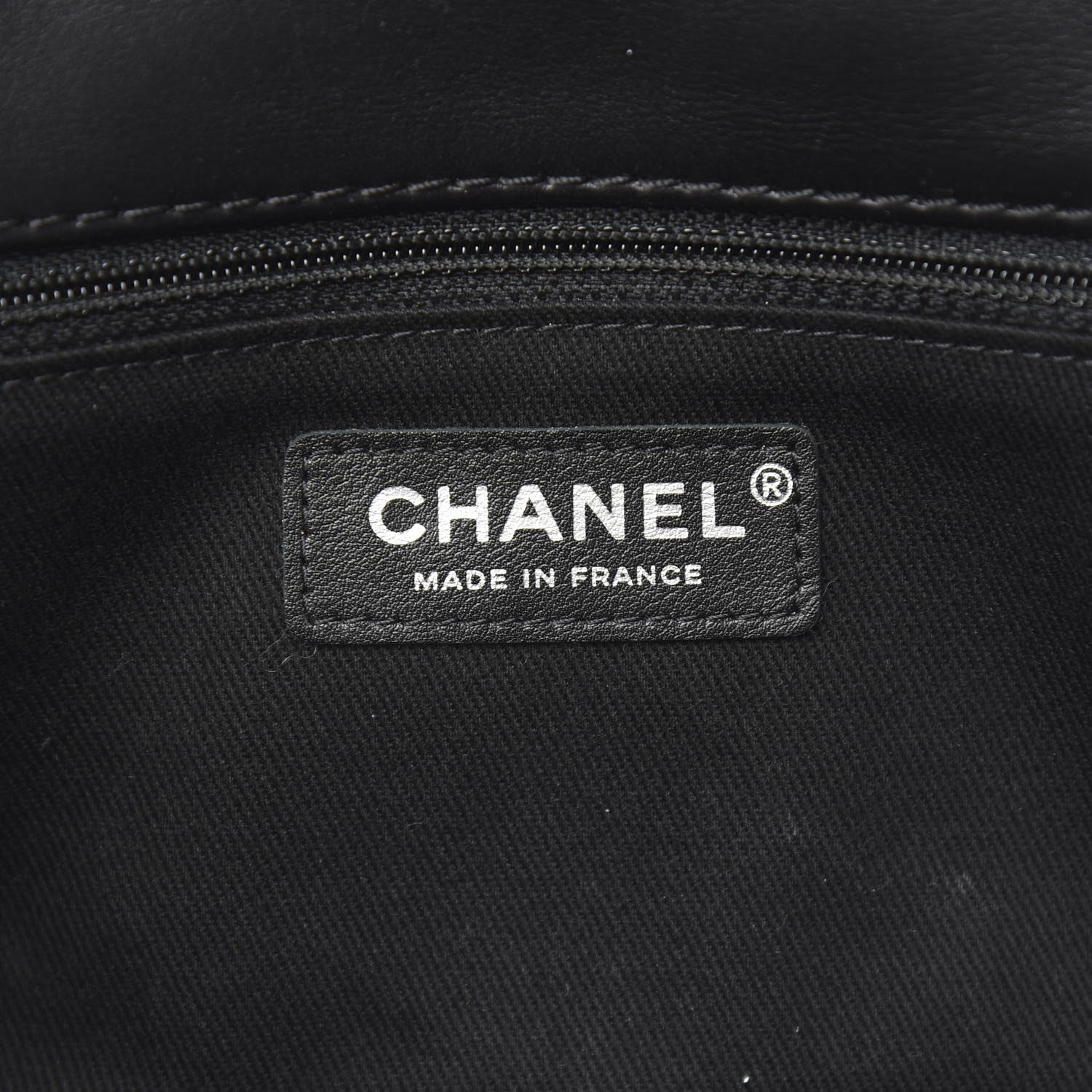 Chanel Calfskin Quilted Double Stitch Hamptons Clutch with Chain Black 6 of 10