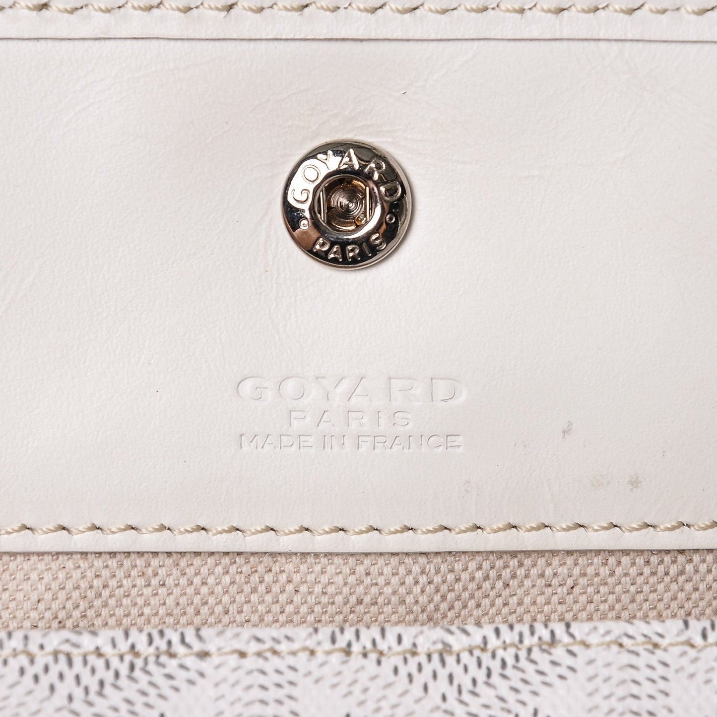 Goyardine Saint Louis GM White