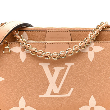 Louis Vuitton Empreinte Monogram Giant Multi Pochette Accessories Arizona Creme 8 of 10