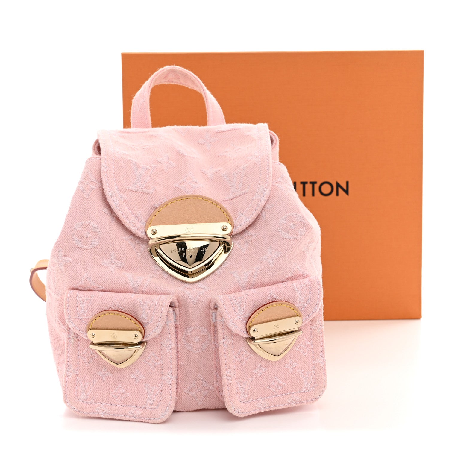 Louis Vuitton Denim Venice Backpack Washed Pink 9 of 9