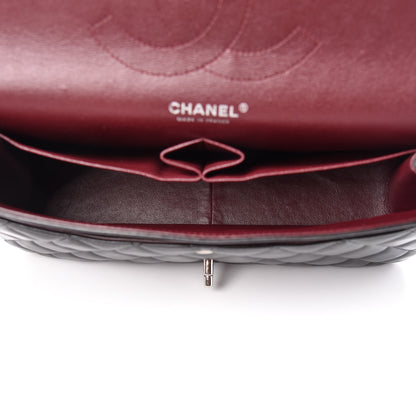 Chanel Lambskin Quilted Jumbo Double Flap Black 6 of 11