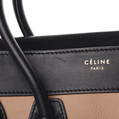 Celine Elephant Calfskin Micro Tri-Color Luggage Black 11 of 12