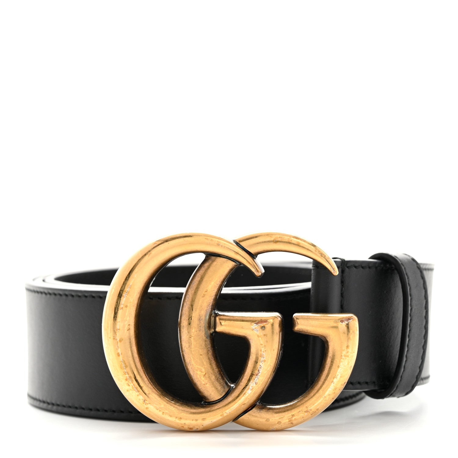 Gucci Calfskin Double G 40mm Belt 90 36 Black 1 of 6