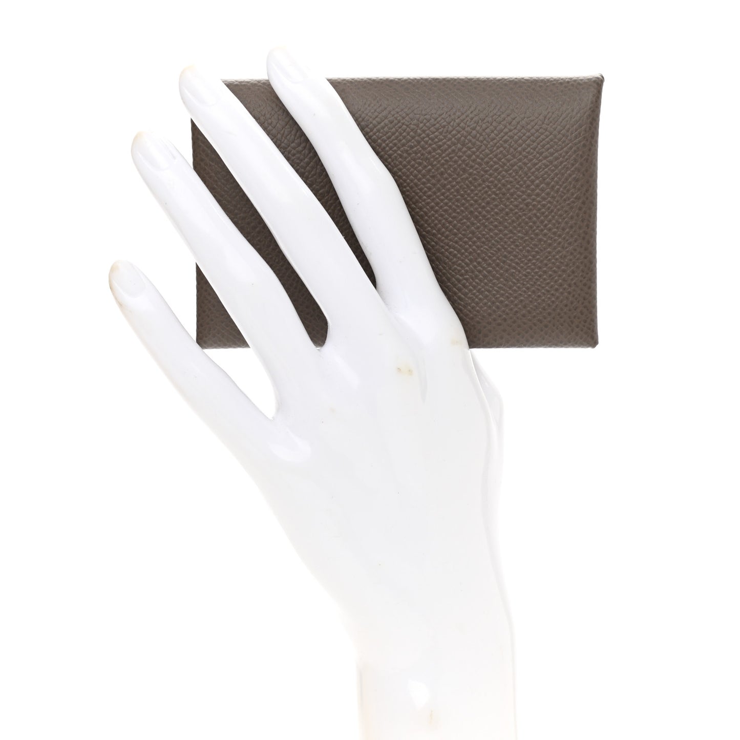 Epsom Verso Calvi Card Case Etain Vert Criquet