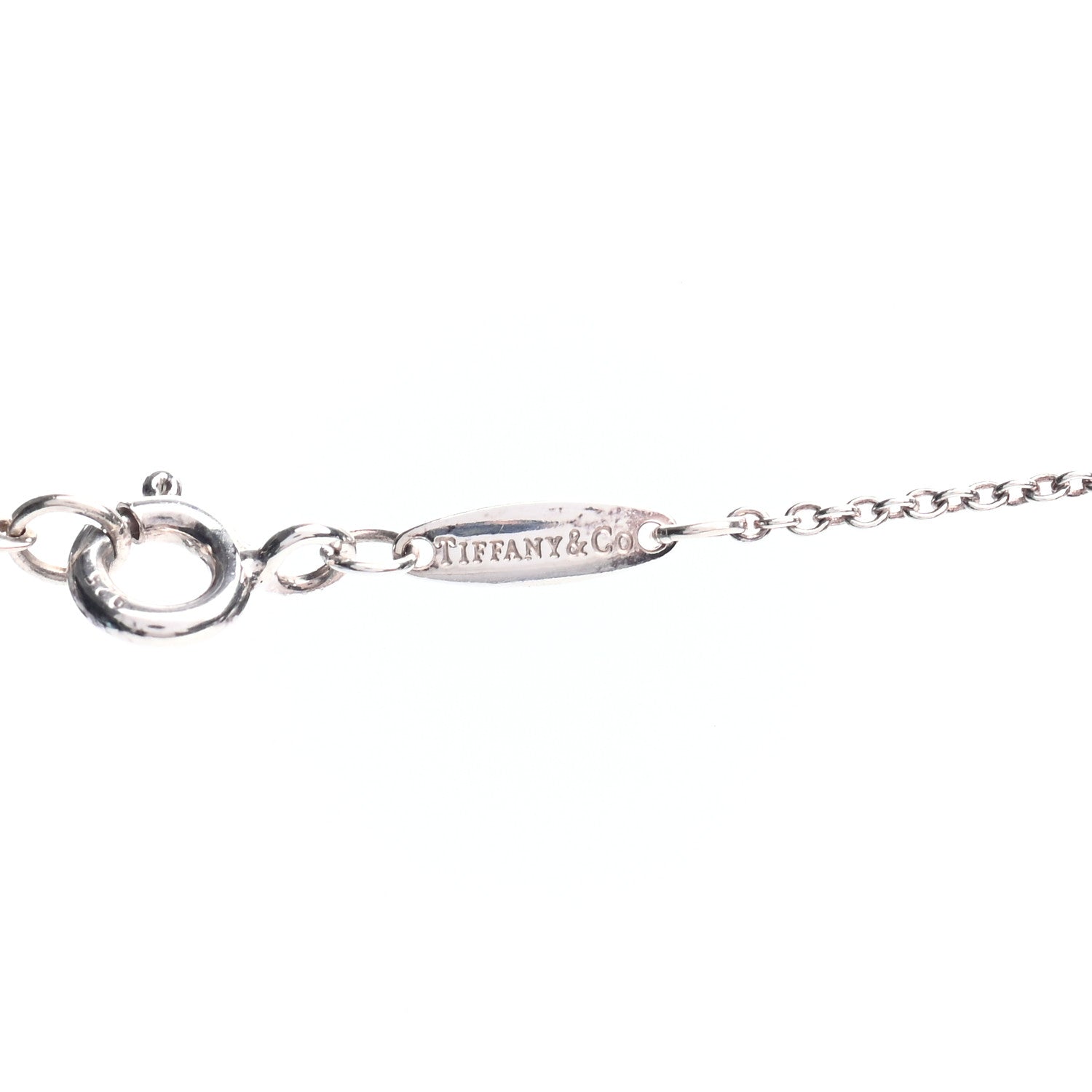 Tiffany Sterling Silver Diamond Pearl Turquoise Elsa Peretti Color By The Yard Sprinkle Necklace 4 of 4