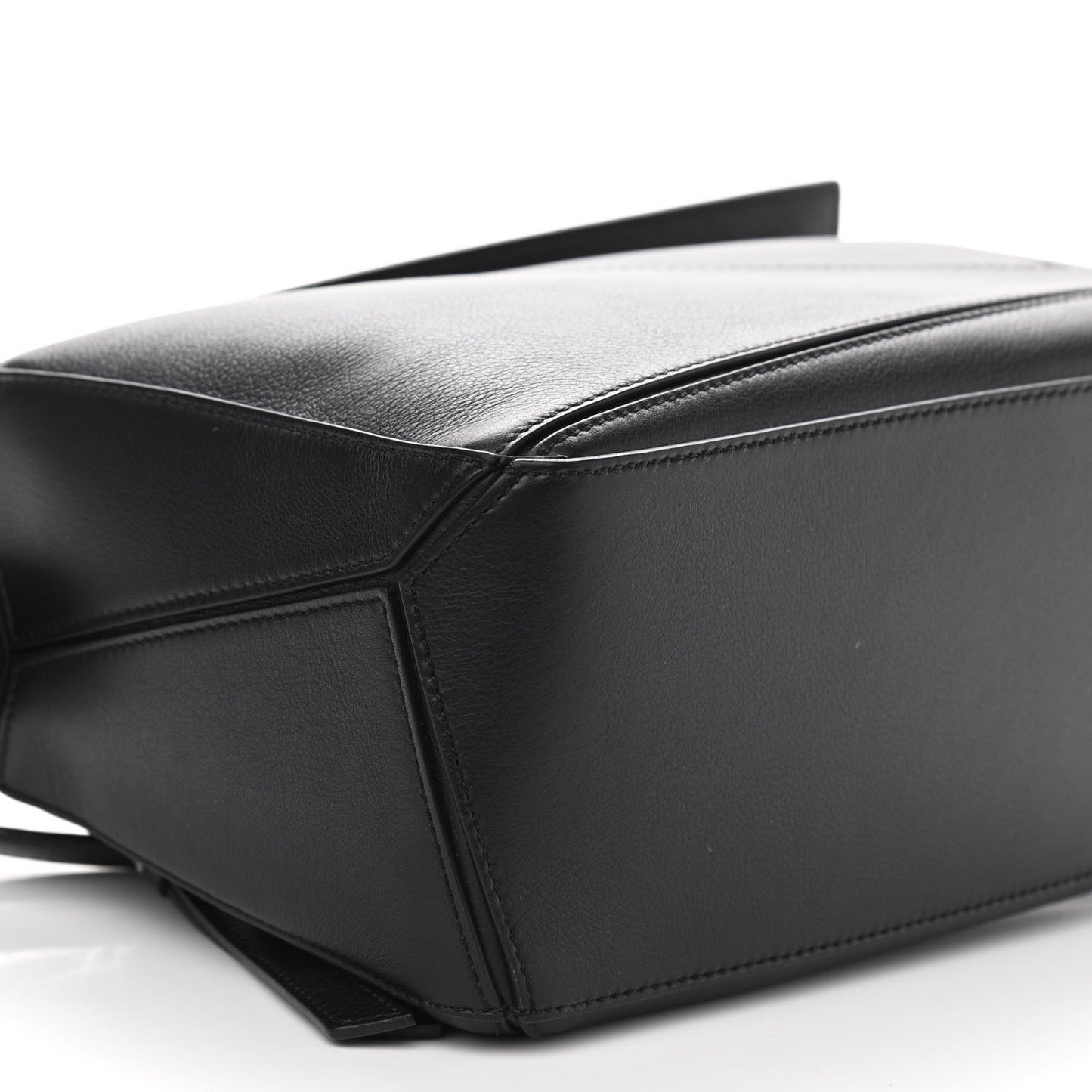 Calfskin Small Puzzle Bag Black