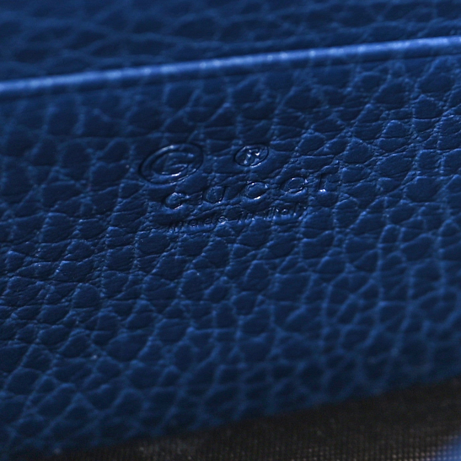 Gucci Dollar Calfskin Interlocking G Chain Wallet Caspian 6 of 8