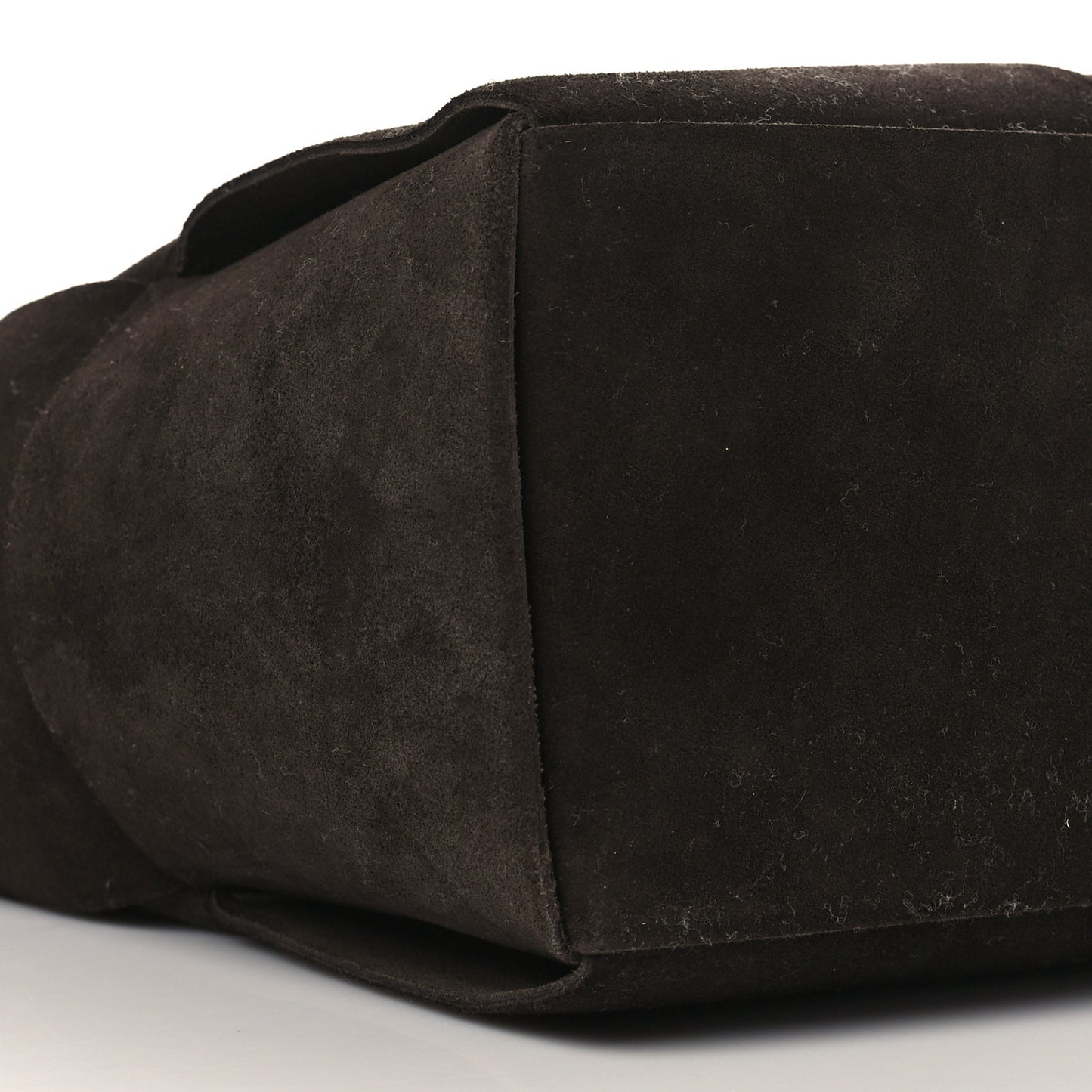 Suede Maxi Intrecciato Arco Tote Fondente