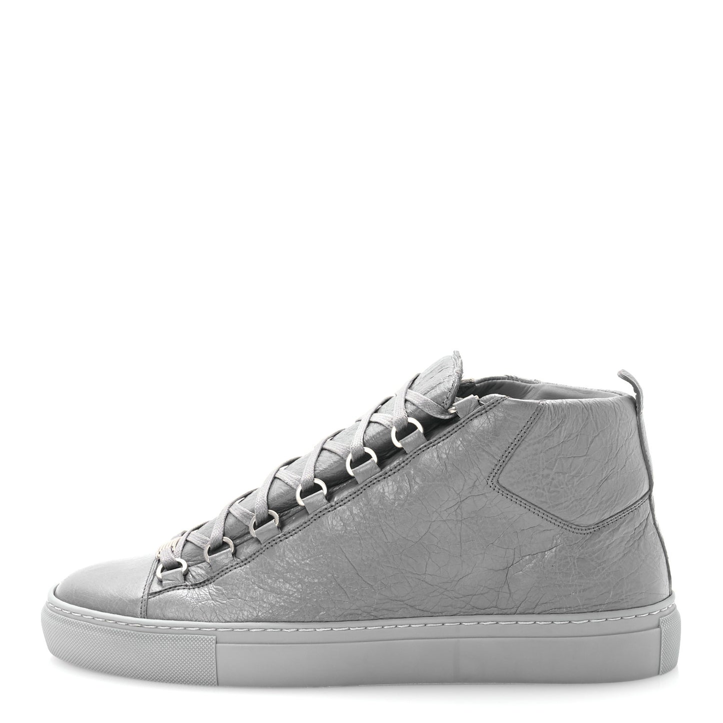 Agneau Arena Opaque Womens High Top Sneakers 41 Gris Fer