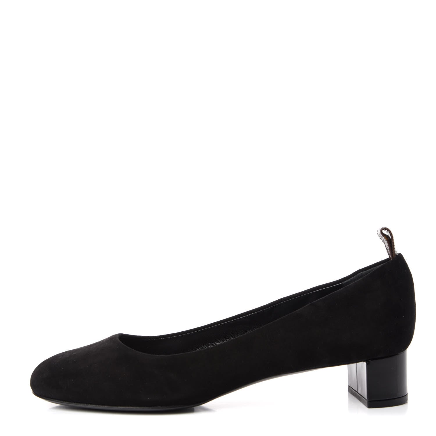 Louis Vuitton Suede Uniformes Pump 38 Black 1 of 9
