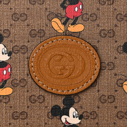 Gucci X DISNEY Mini Vintage GG Supreme Monogram Mickey Mouse Shoulder Bag Beige Vintage Sun Oil 11 of 11