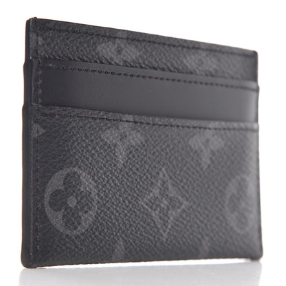 Louis Vuitton Monogram Eclipse Porte-Cartes Double Card Holder 3 of 7