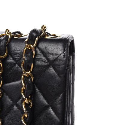 Chanel Lambskin Quilted Jumbo Single Flap Black 15 of 21