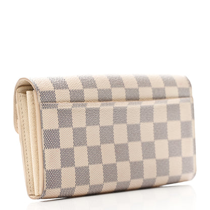 Louis Vuitton Damier Azur Sarah Wallet NM 2 of 9