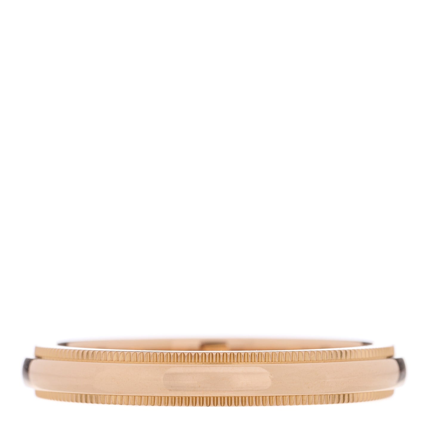18K Rose Gold 3mm Milgrain Wedding Band Ring 58 8.25