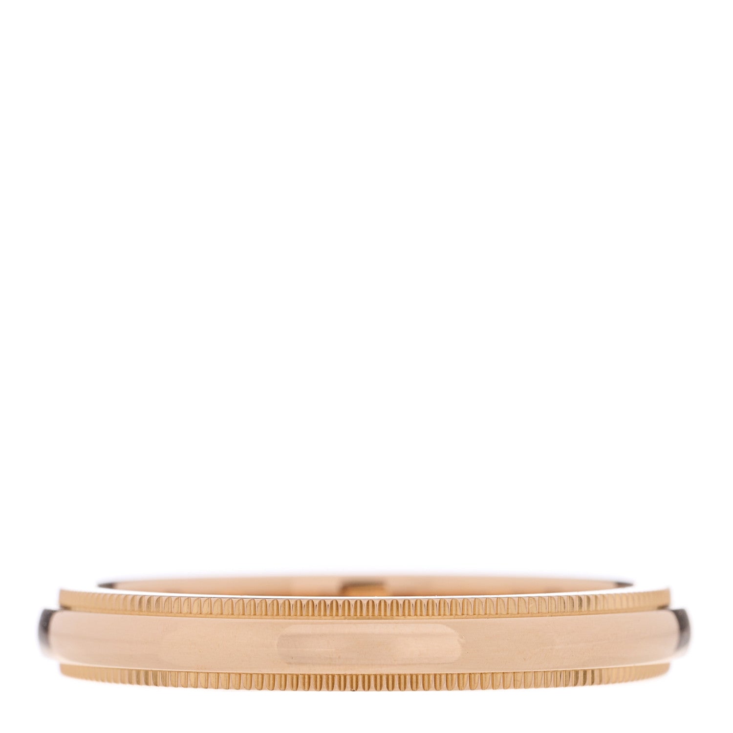 Tiffany 18K Rose Gold 3mm Milgrain Wedding Band Ring 58 8.25 3 of 4