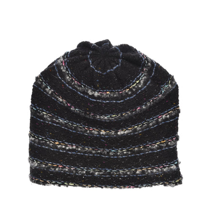 Chanel Wool Beanie Hat Black 3 of 5