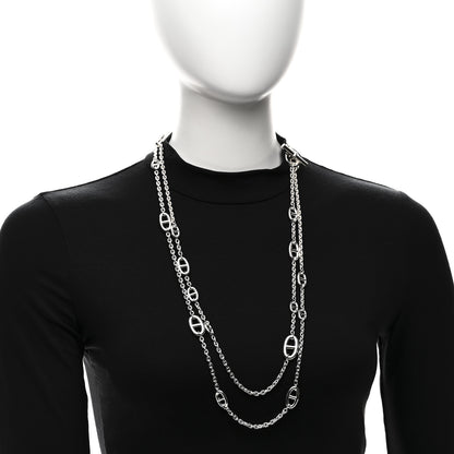 Hermes Sterling Silver Farandole Necklace 160 2 of 6