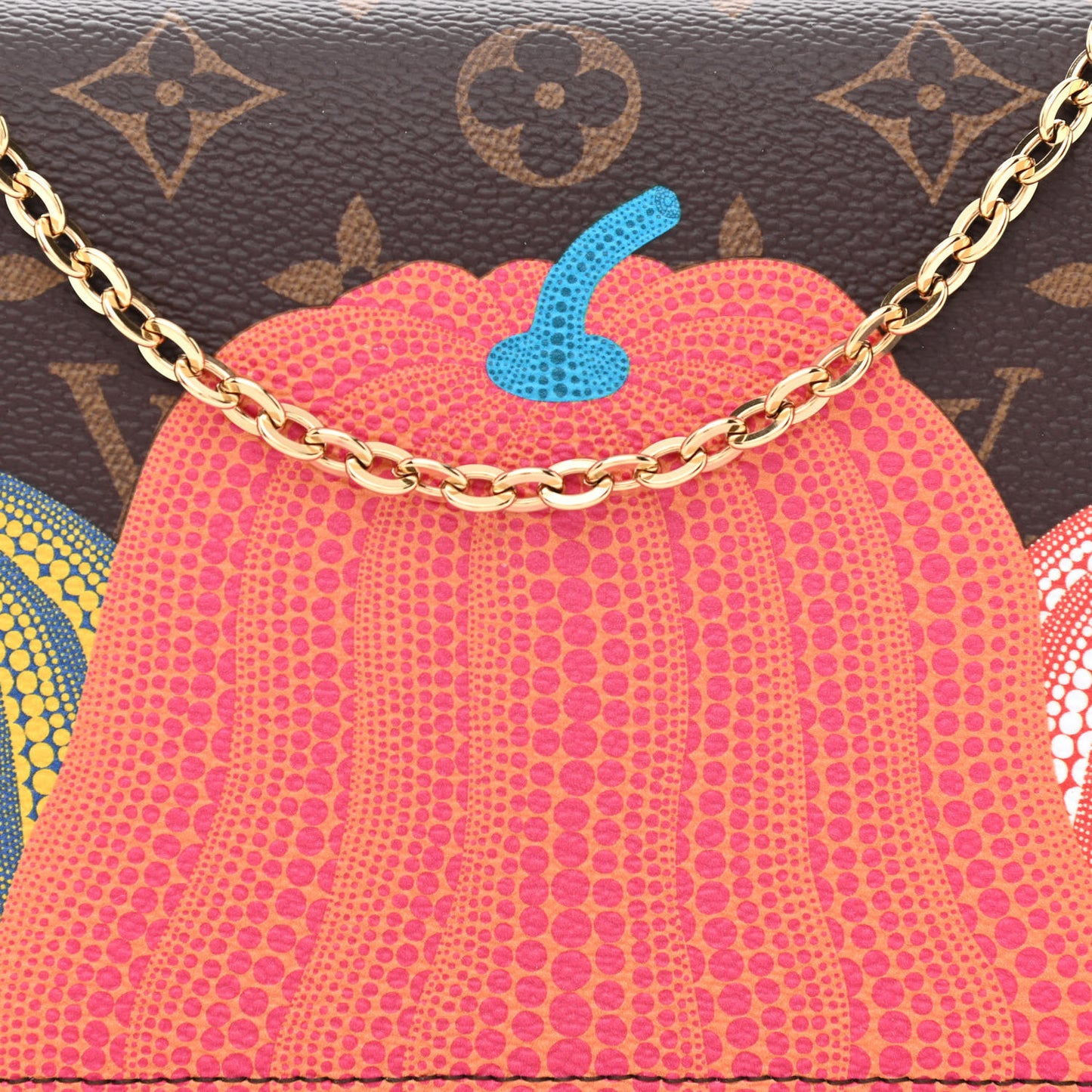 LV X YK Monogram Pumpkins Pochette Felicie