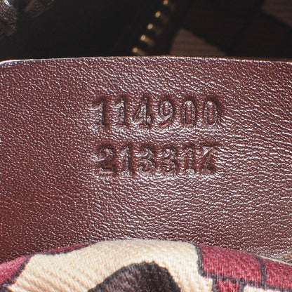 Gucci Guccissima Large Horsebit Chain Hobo Chocolate Brown 7 of 7