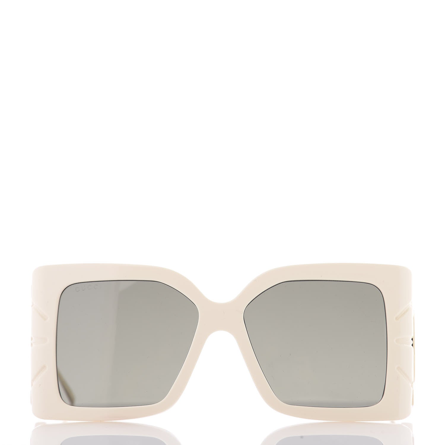 Gucci Acetate Square Frame Wing Sunglasses GG0535S Ivory 2 of 8