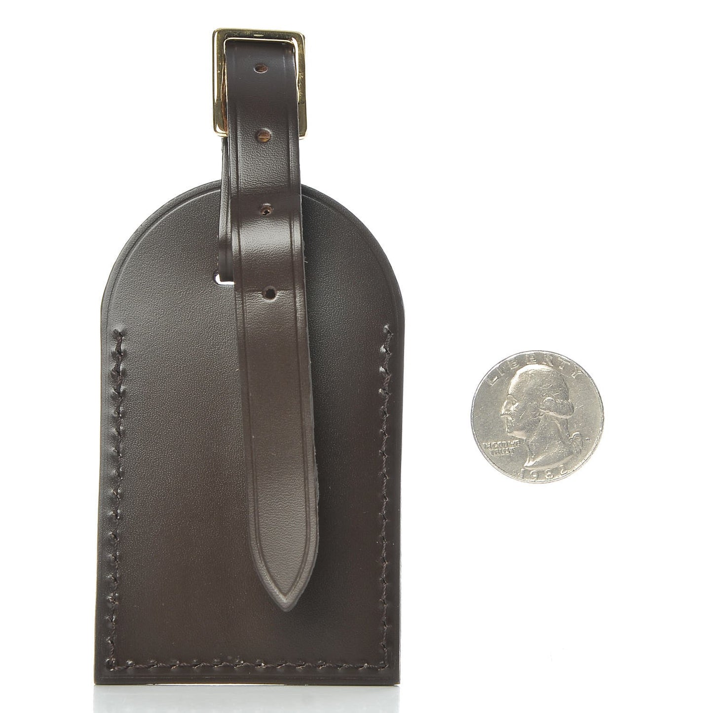 Calfskin Luggage Tag Ebene