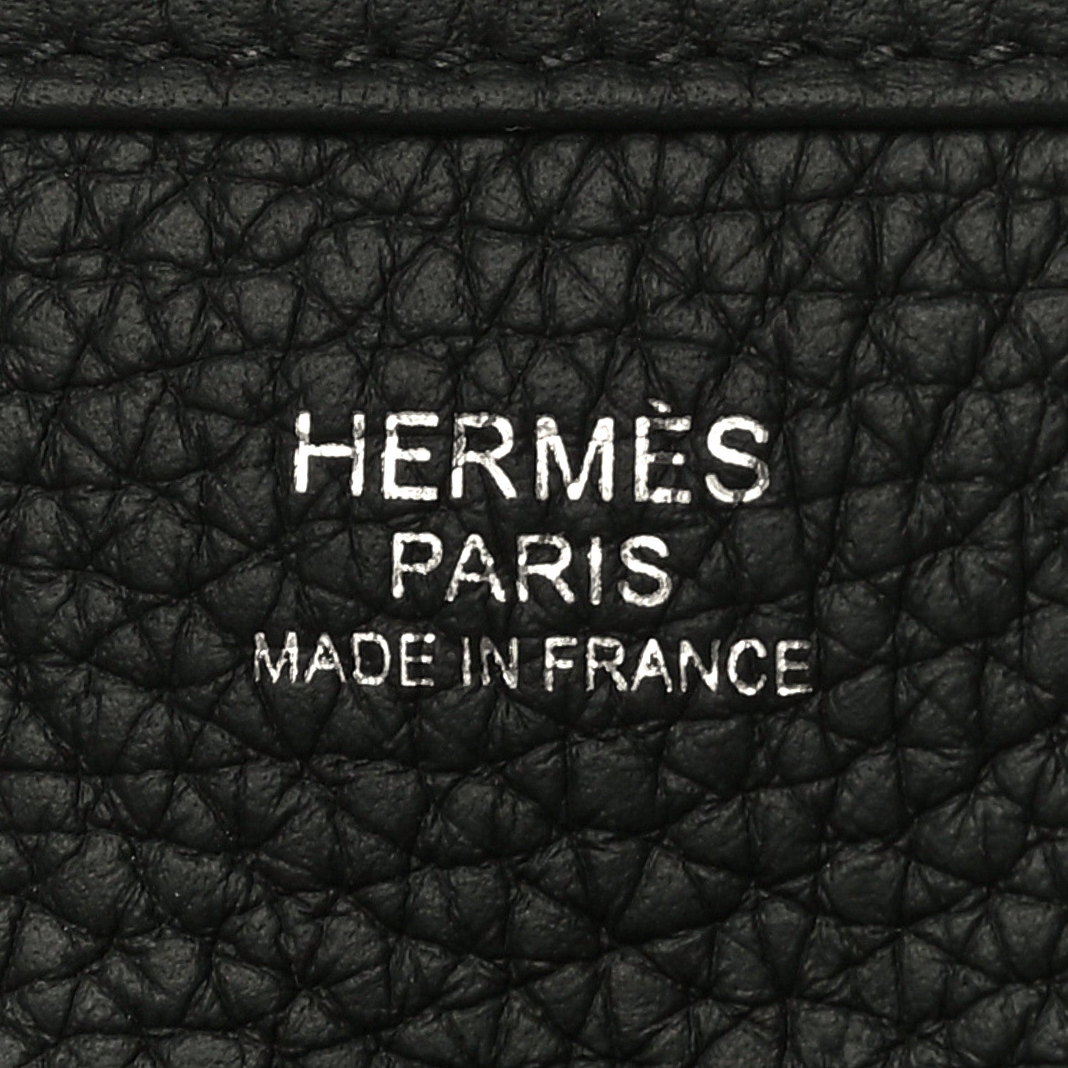 Hermes Taurillon Clemence Evelyne III PM Black 6 of 10