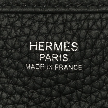 Hermes Taurillon Clemence Evelyne III PM Black 6 of 10