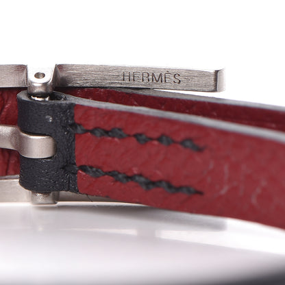 Hermes Swift Epsom Behapi Single Tour Bracelet S Indigo Rouge H 4 of 5