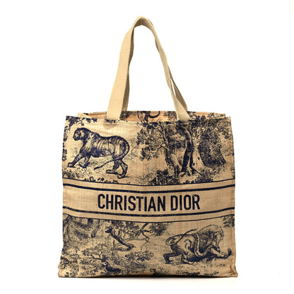 Christian Dior Straw Dioriviera Tote Beige 1 of 8
