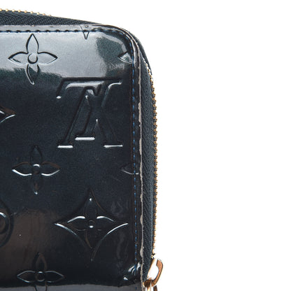 Louis Vuitton Vernis Zippy Wallet Blue Nuit 11 of 13