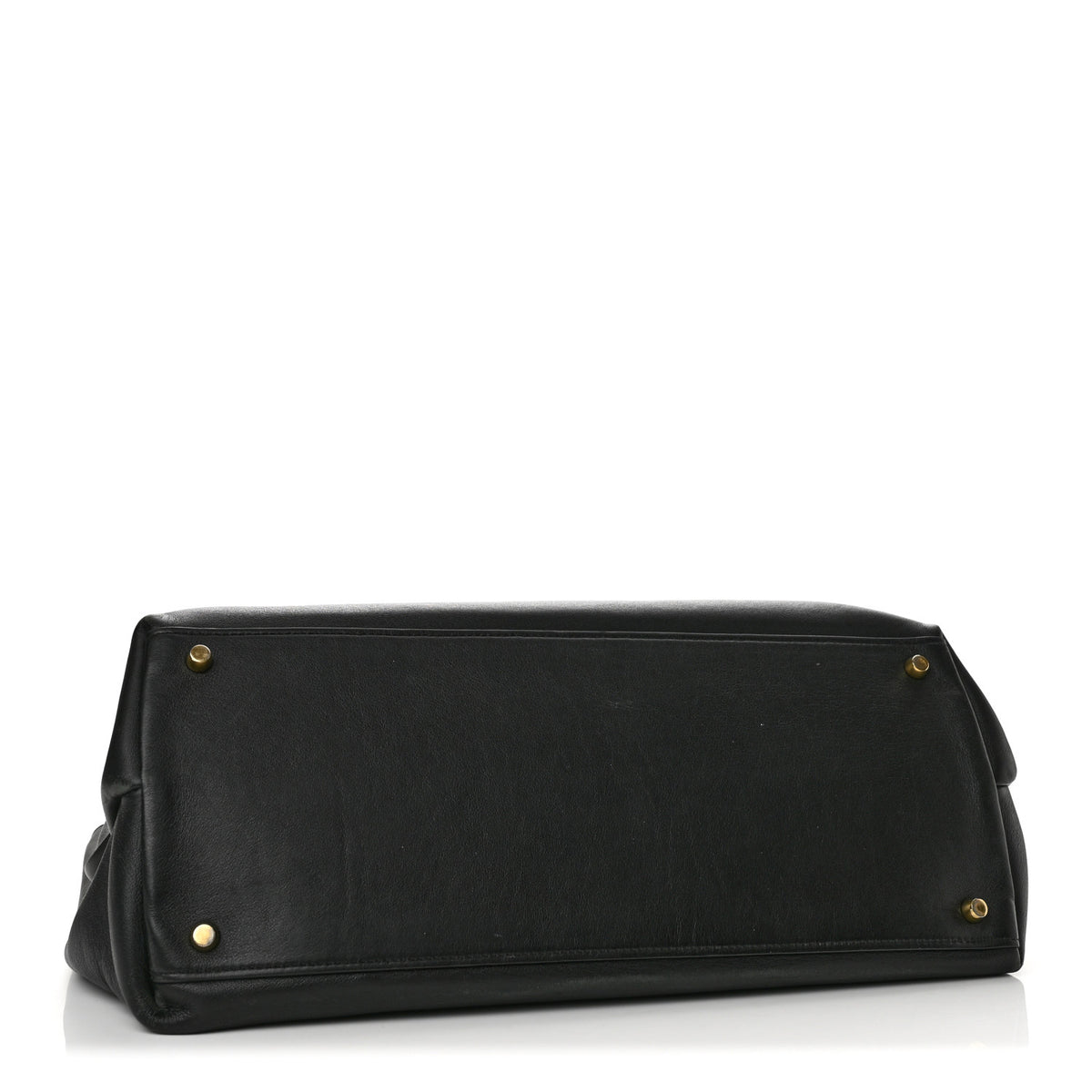 Bottega Veneta Silky Calfskin Large Andiamo Shoulder Bag Black 4 of 11