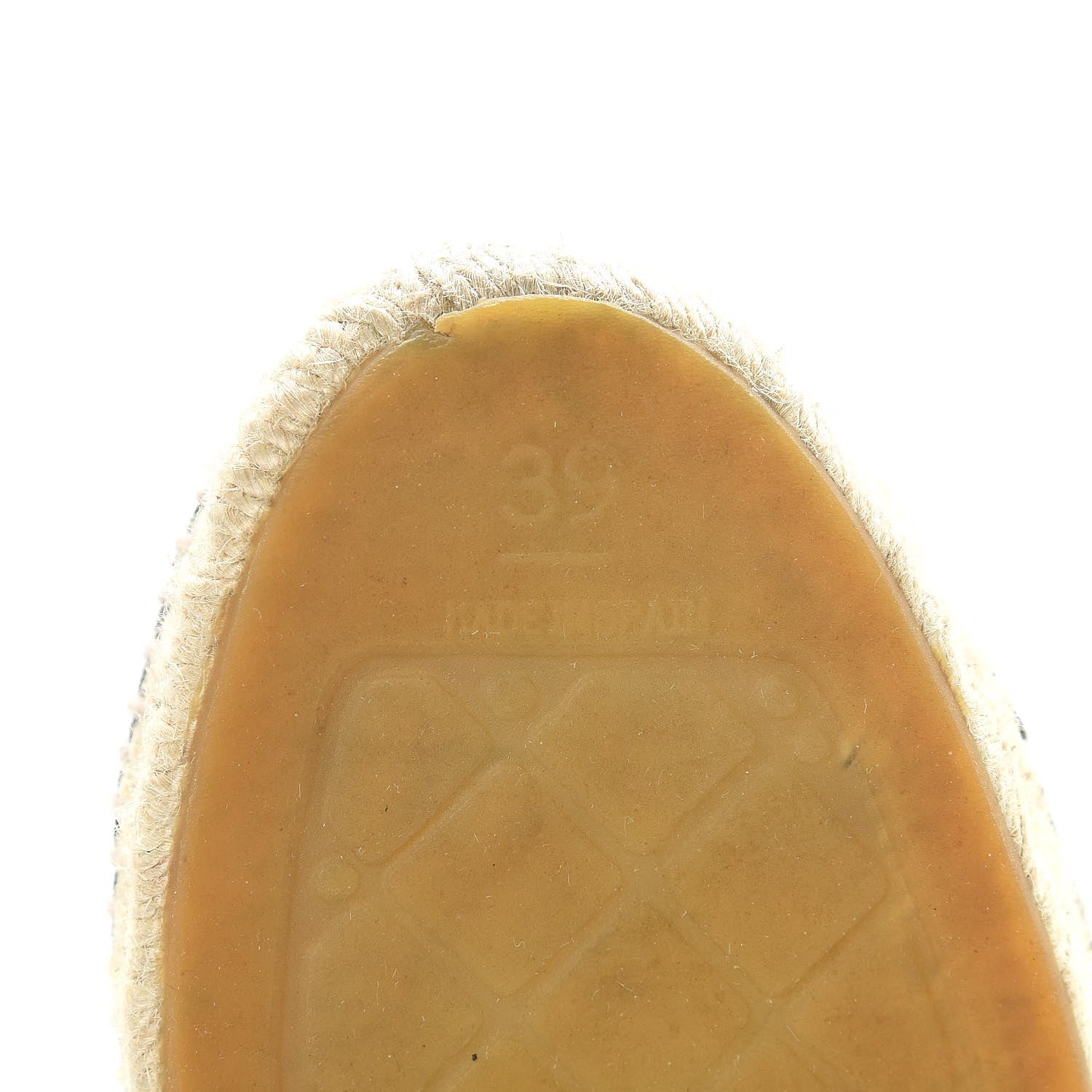 Chanel Lambskin CC Espadrilles 39 Black 6 of 13