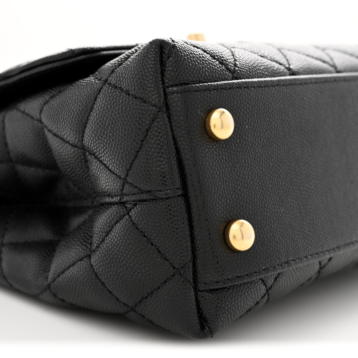 Chanel Caviar Quilted Mini Coco Chain Handle Flap Black 9 of 11