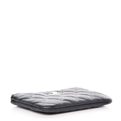 Chanel Caviar Quilted Small Cosmetic Case Black 4 of 8
