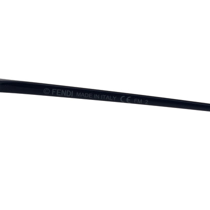 Fendi Metal F is Fendi Printed Run Away Round Frame Sunglasses FF 0285/S Black 6 of 8