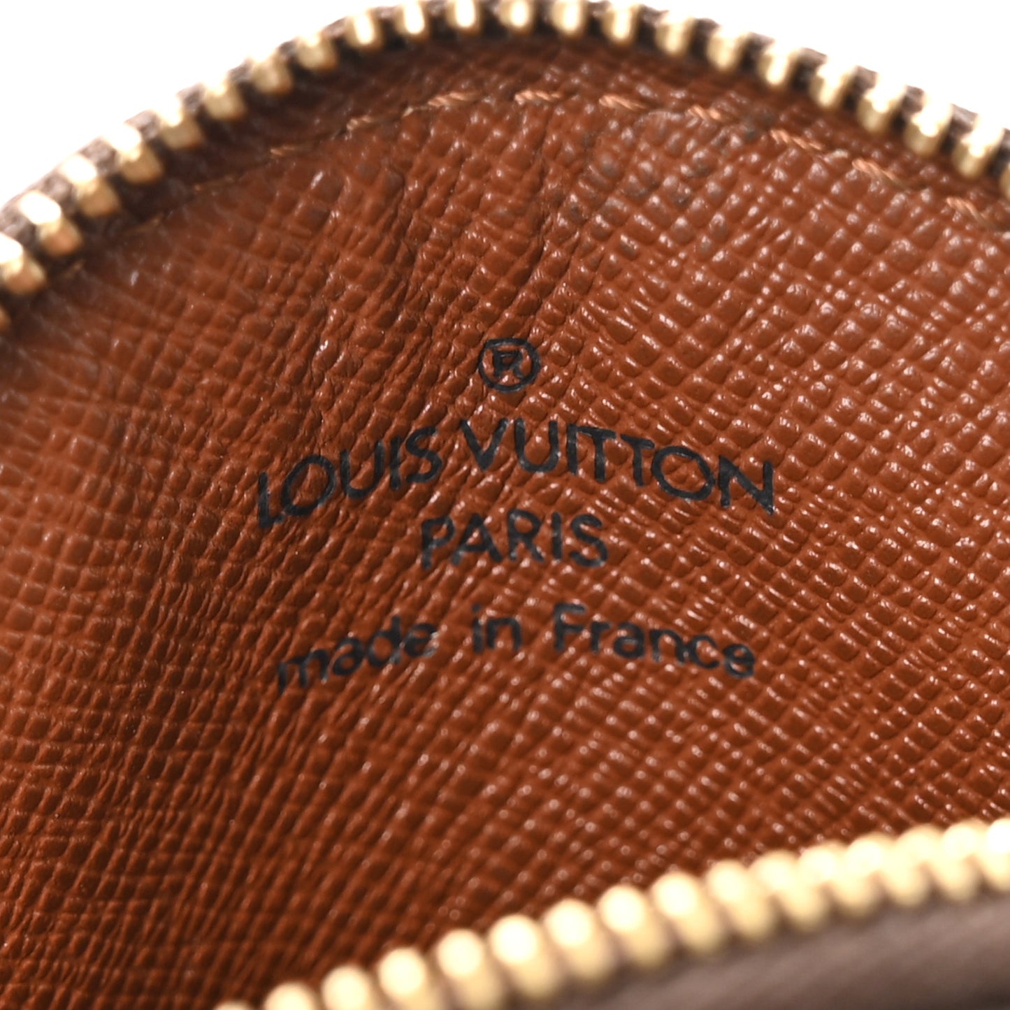Monogram Round Coin Purse