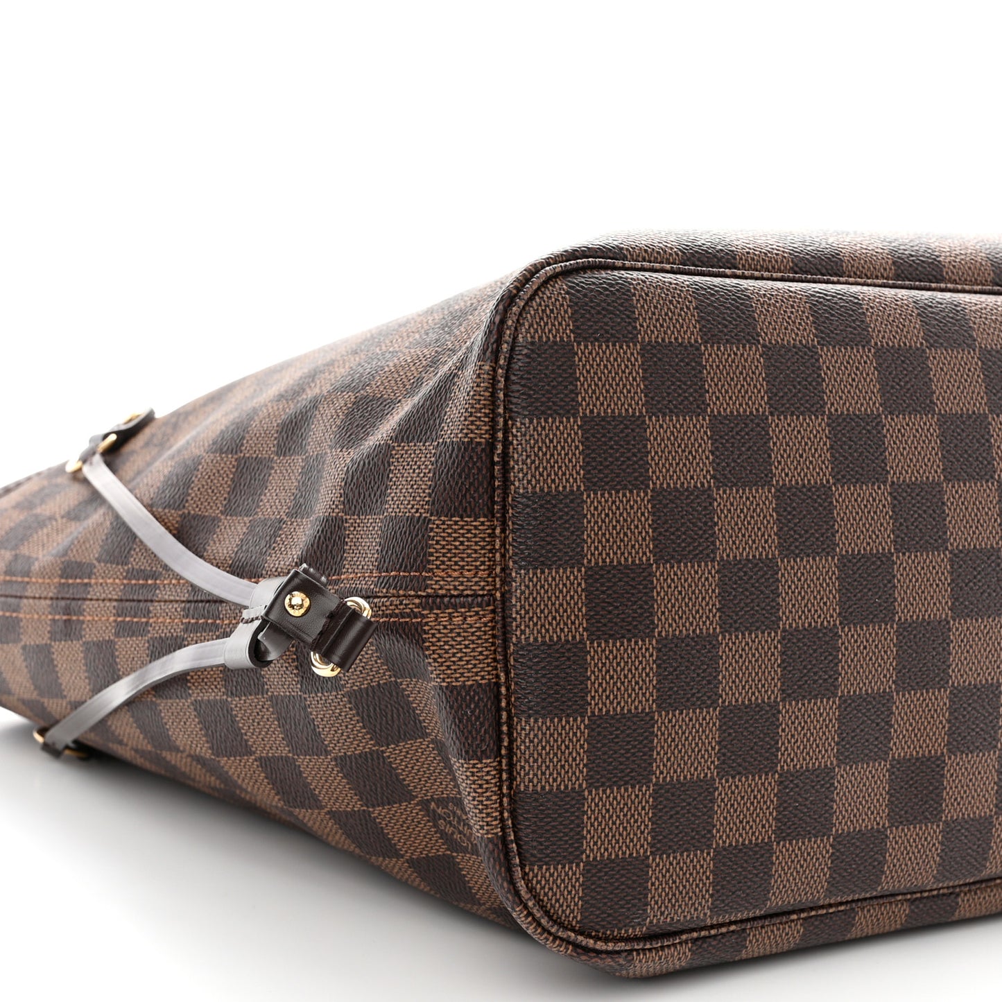 LOUIS VUITTON Damier Ebene Neo Neverfull MM Rose Ballerine