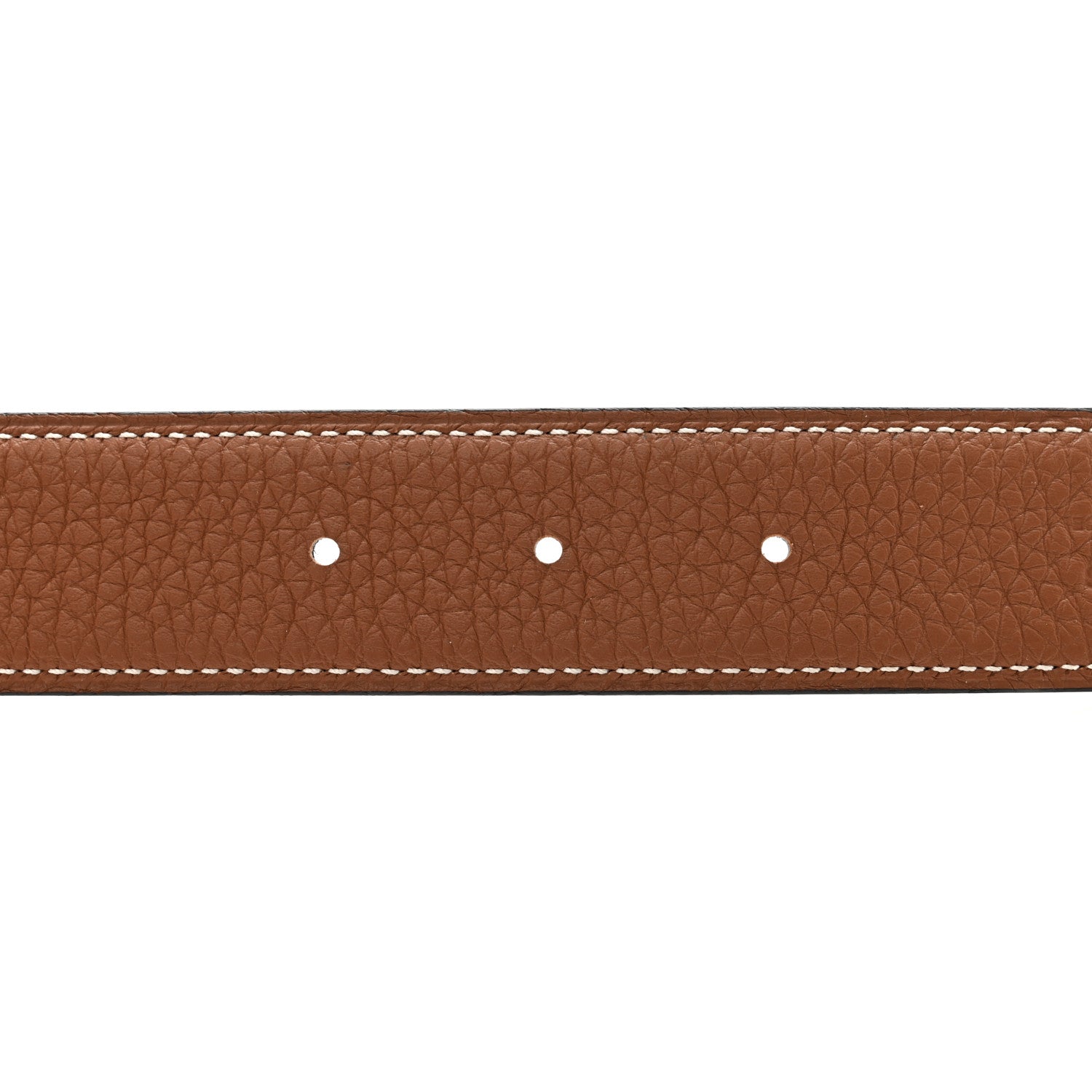 Hermes 135 Togo 32mm H Belt 95 38 Black Gold 3 of 6
