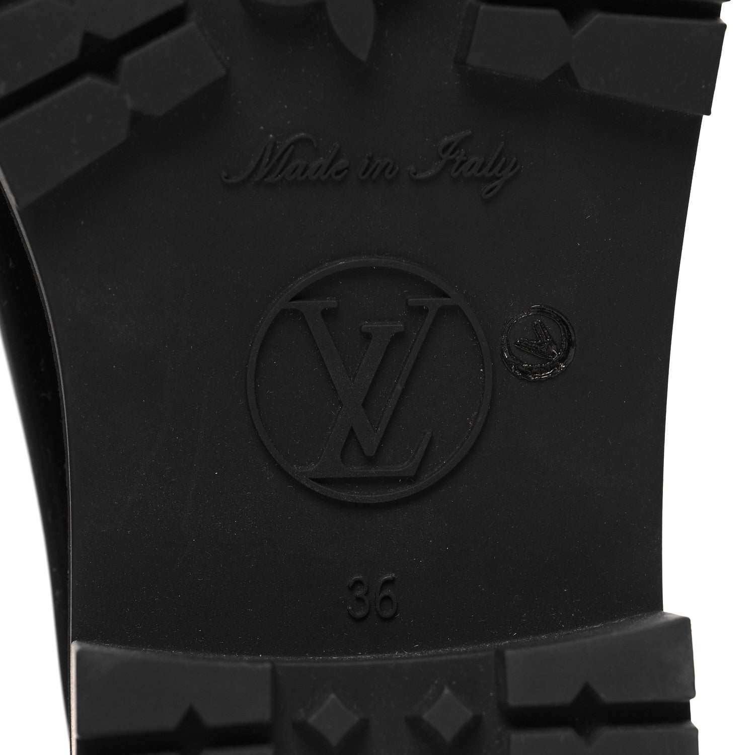 Louis Vuitton Rubber Embossed Monogram Splash Rain Short Boots 36 Black 7 of 8