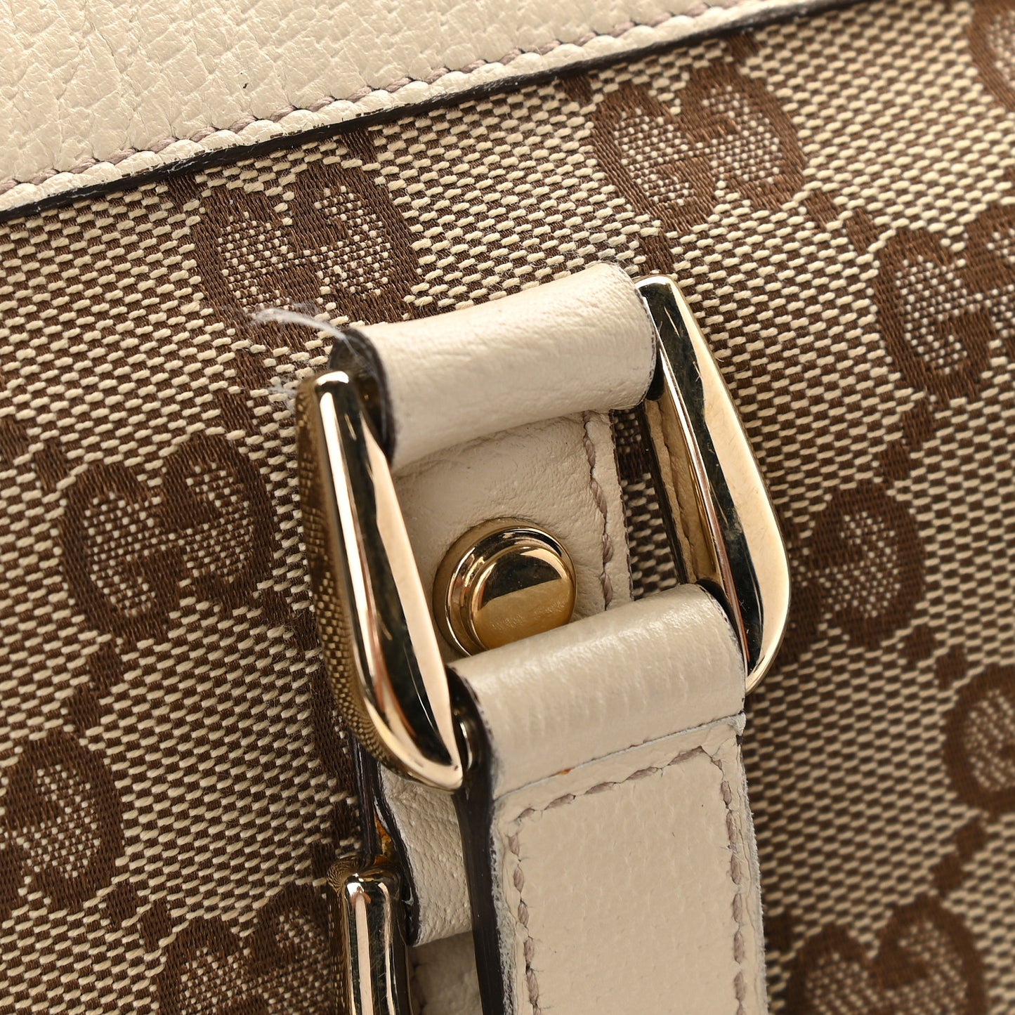Monogram Abbey Medium Tote Off White