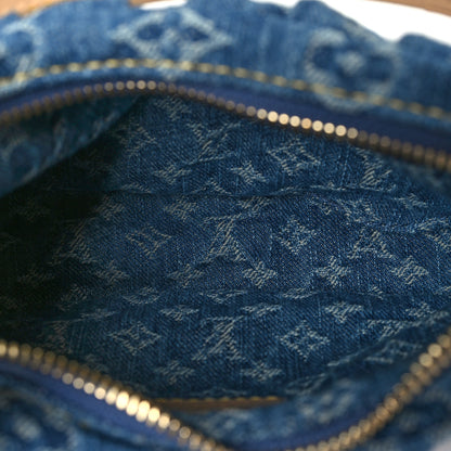 Louis Vuitton Monogram Denim Pochette Valley Blue 5 of 10