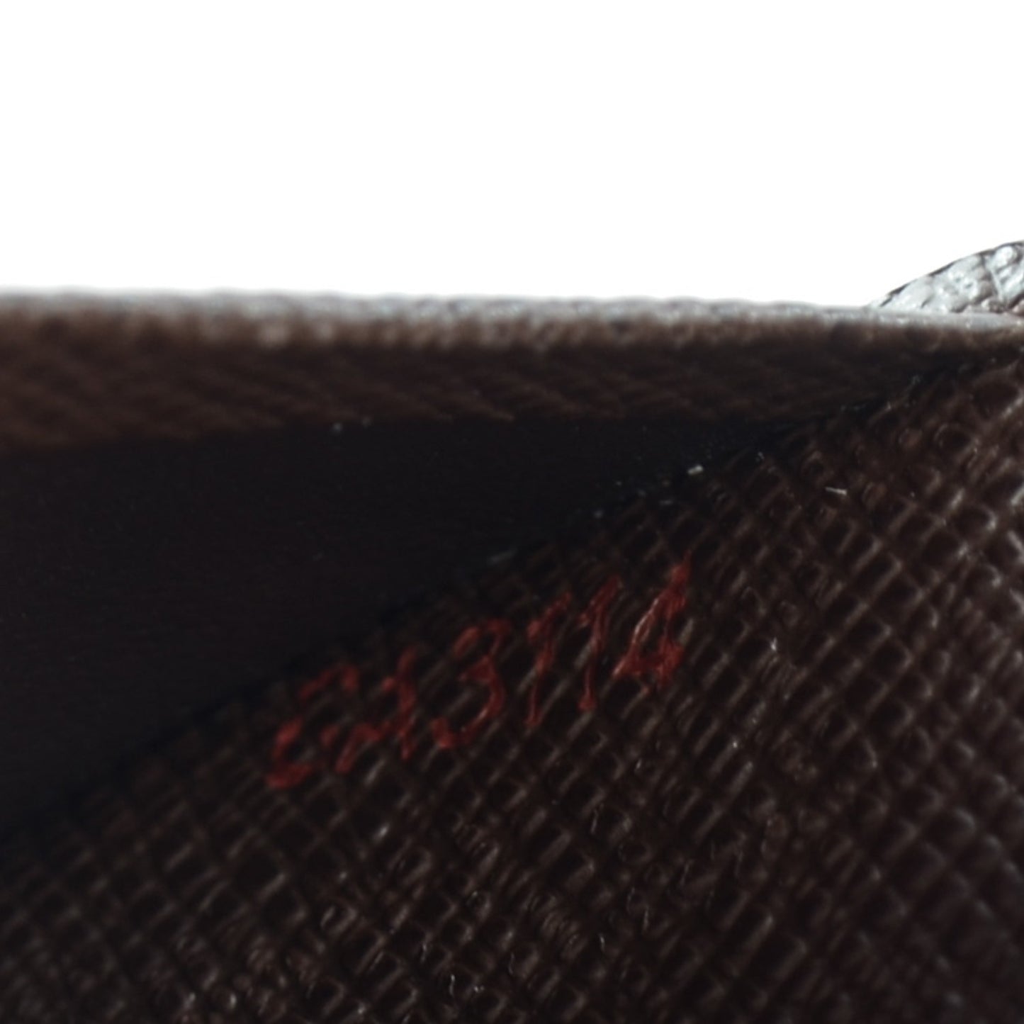 Damier Ebene Business Card Holder