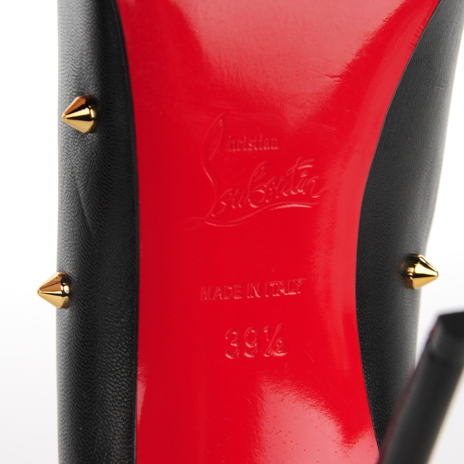 Christian Louboutin Kid Degraspike 120 Pumps 39.5 Black 6 of 8