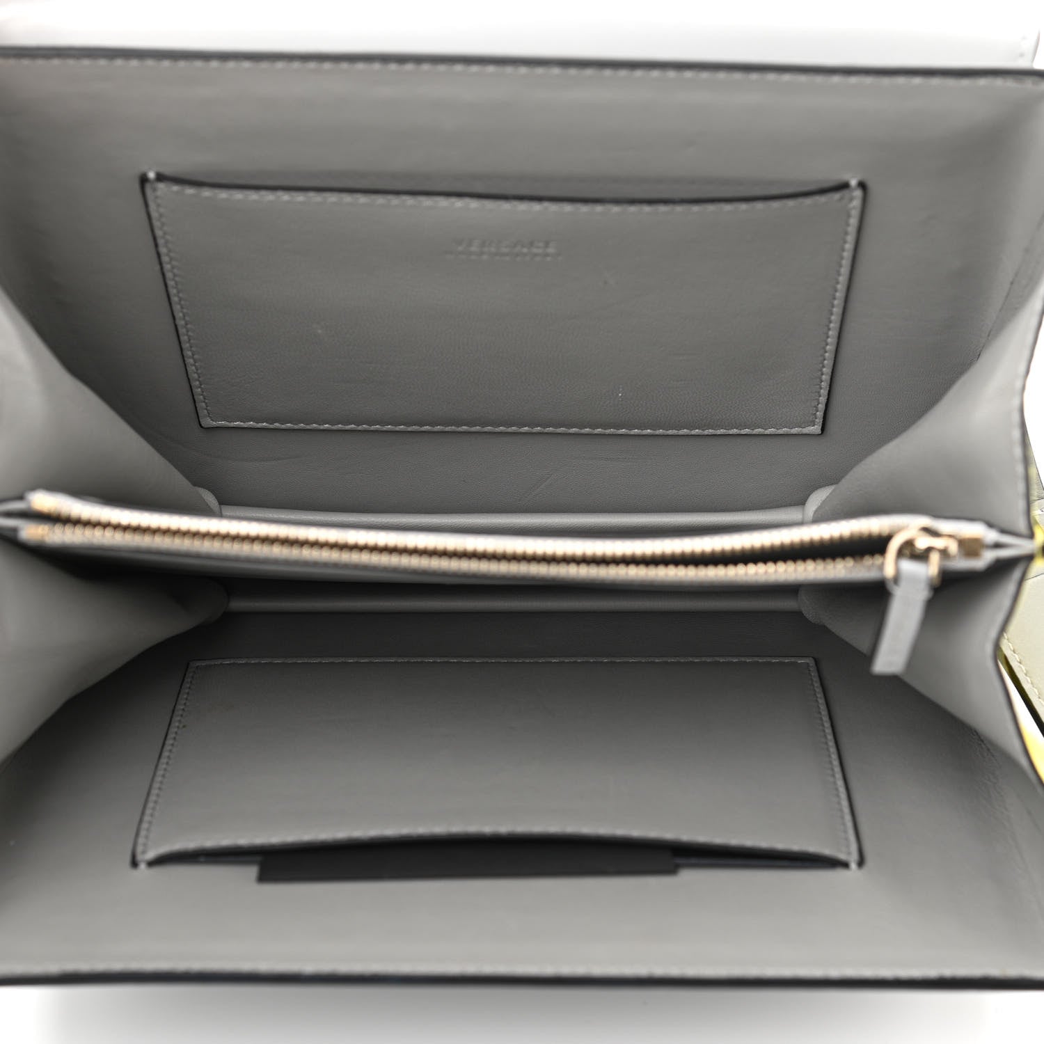 Versace Nappa DV ONE Satchel Grey 5 of 10