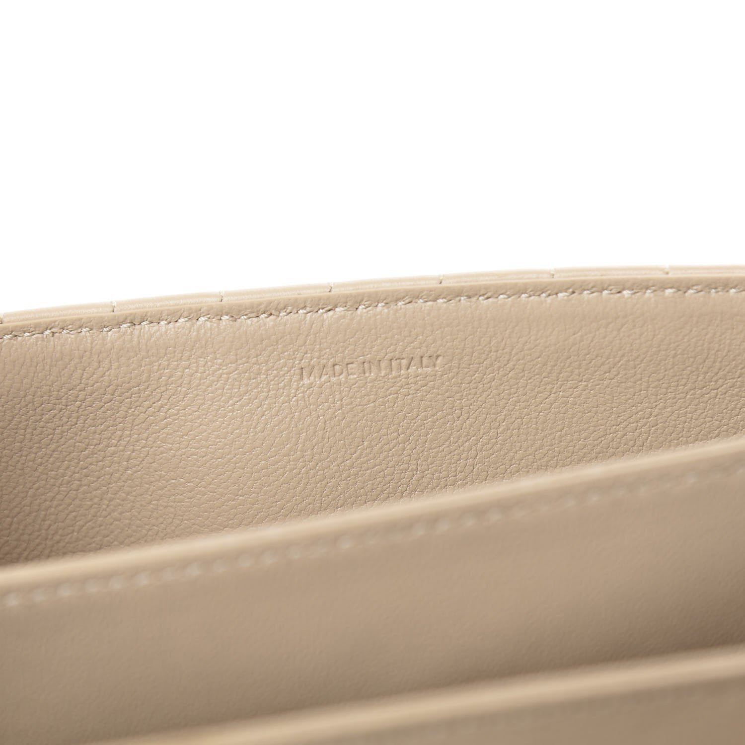 Celine Calfskin Quilted Medium C Bag Black Beige 7 of 10